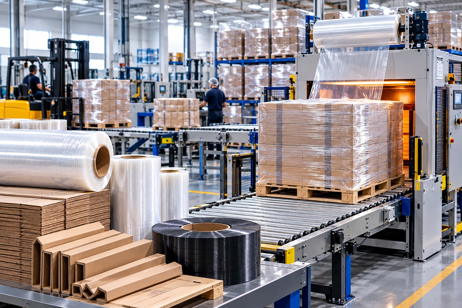 Materiales y equipos de empaque industrial