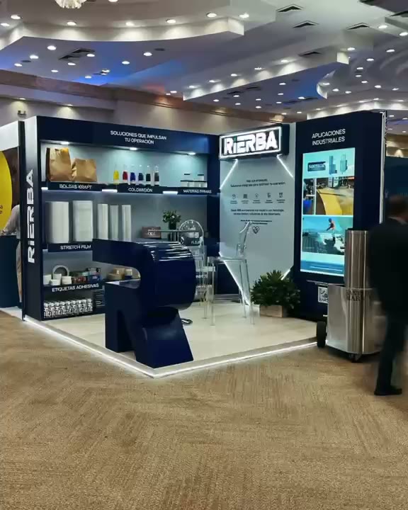 Stand de RIERBA en la ExpoProveedores de Cervecería Nacional Dominicana 2026